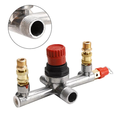 Air Compressor Pressure Valve Switch Control Manifold for