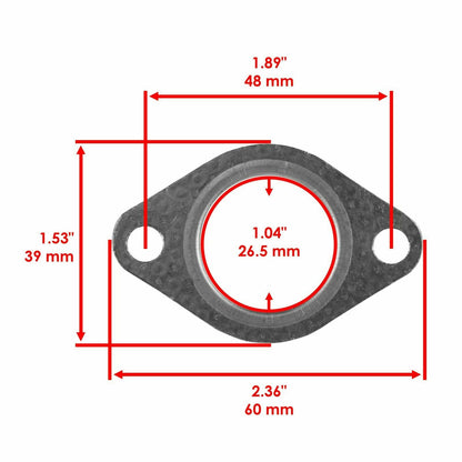 Crankcase Cover Gasket Kit with Governor for Kawasaki Mule 2520 (1995–2000)