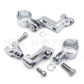 Chrome Engine Guard Highway Bar Pegs for Motorcycle (1.5")