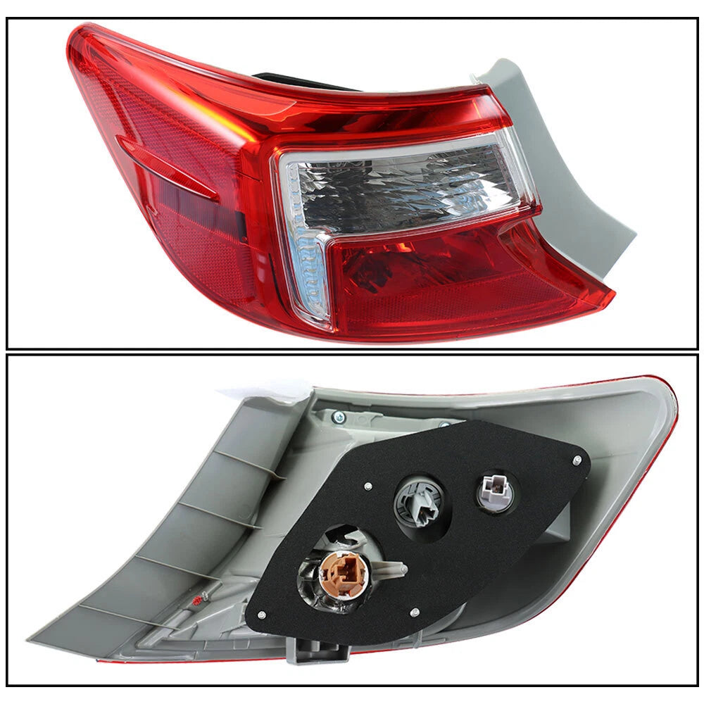 Left Driver Side Outer Brake Tail Light for Toyota Camry Sedan (2012–2014)