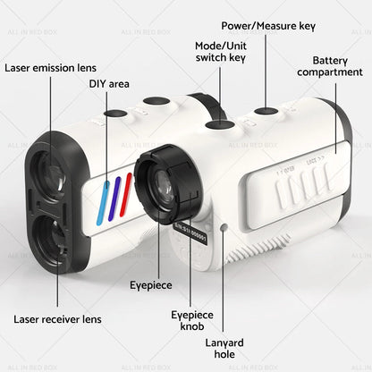 Golf Range Finder 600M with Slope Compensation for Golf (2023)