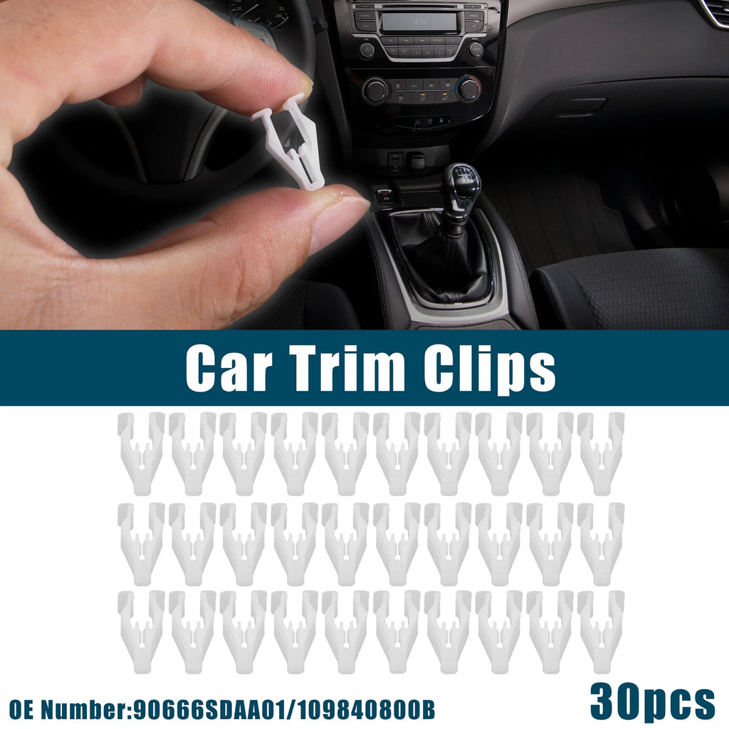 Interior Trim Retainer Clip Fastener for Honda 90666SDAA01 (30 Pack)