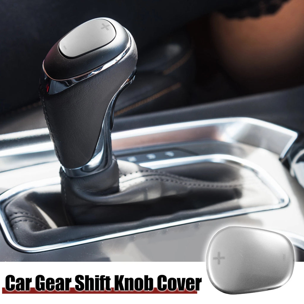 Gear Shift Knob Cover Replacement for Chevrolet Equinox (2018–2020) Silver