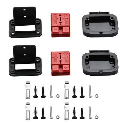 2X 50A Quick Connect Disconnect Terminals for Winch Crane UTV Truck
