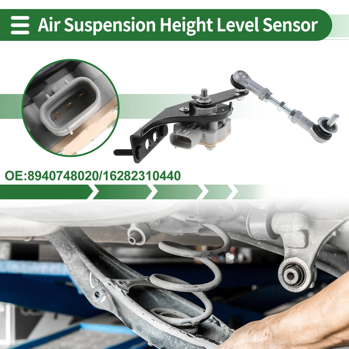 Air Suspension Ride Height Level Sensor for Lexus RX330 (2004–2006) No. 8940748020