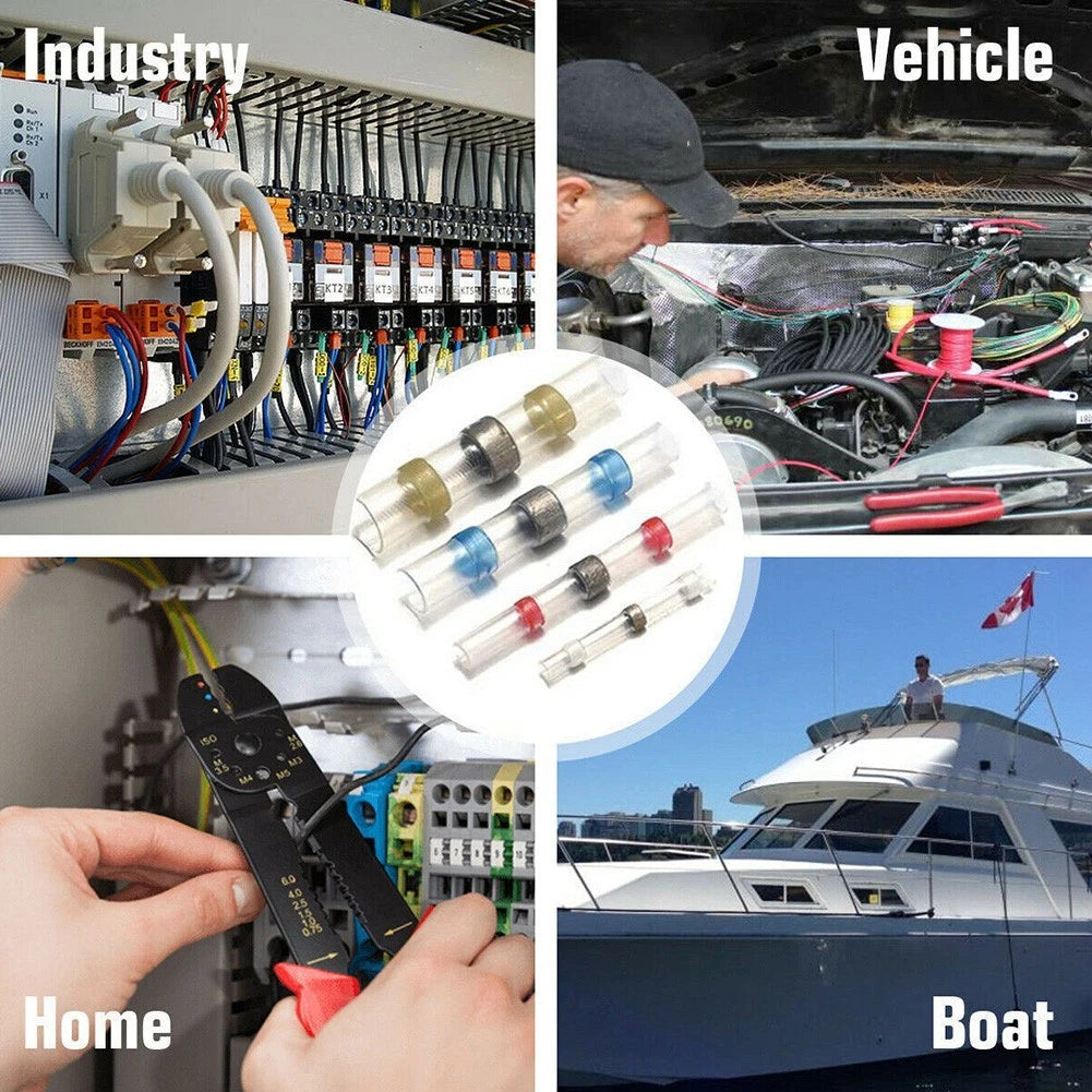 Heat Shrink Wire Connectors for Automotive Applications (Various Colors)