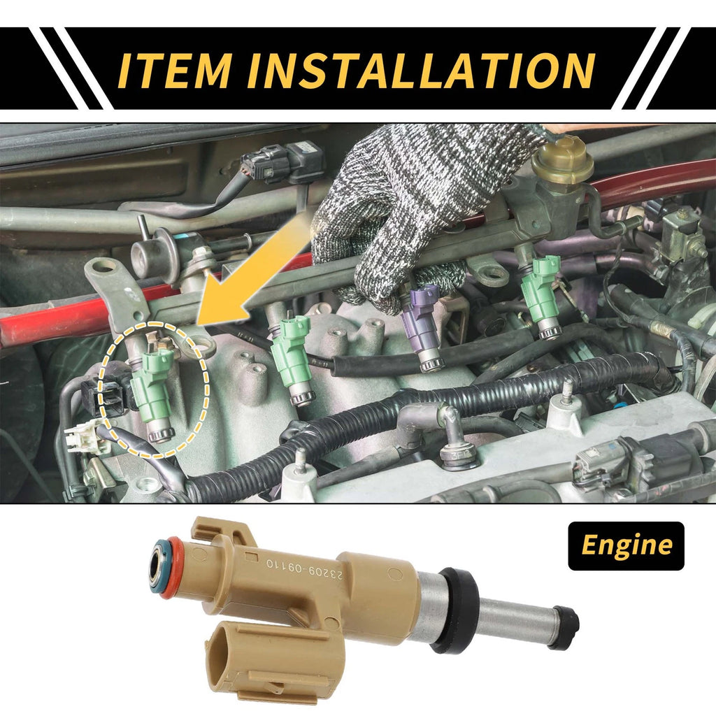 Fuel Injector Replacement for Toyota Tundra (2007–2008) 12 Hole Khaki