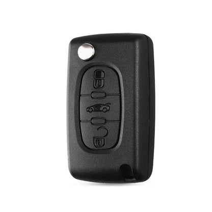 Remote Control Car 3 Button Folding Key Shell for Peugeot 407 308 CE0523 HU83