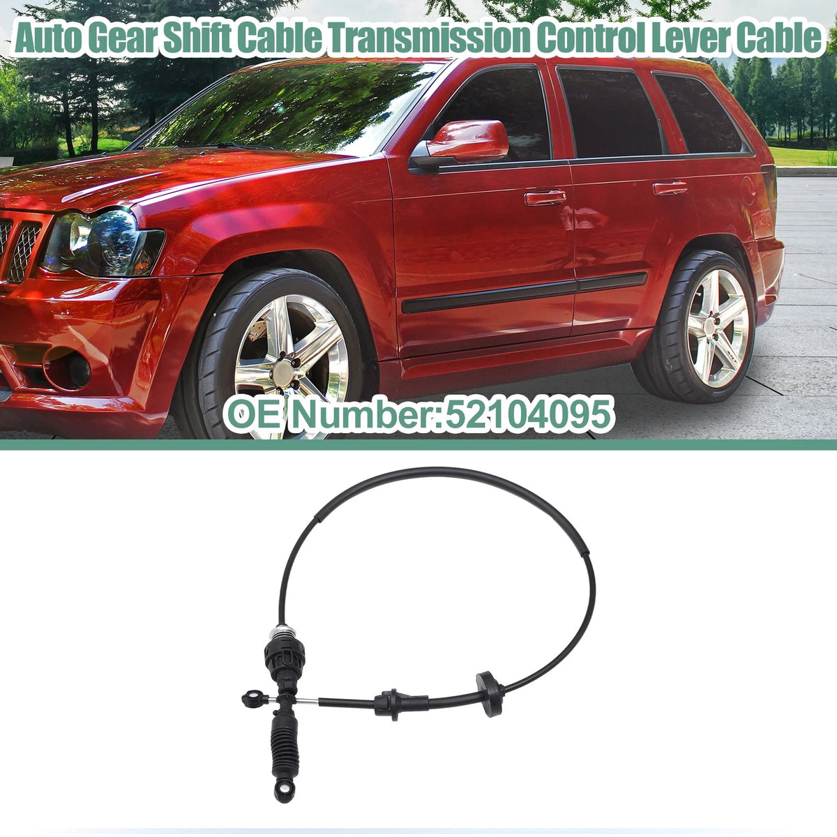 Transmission Control Lever Cable for Jeep Grand Cherokee (No. 52104095)