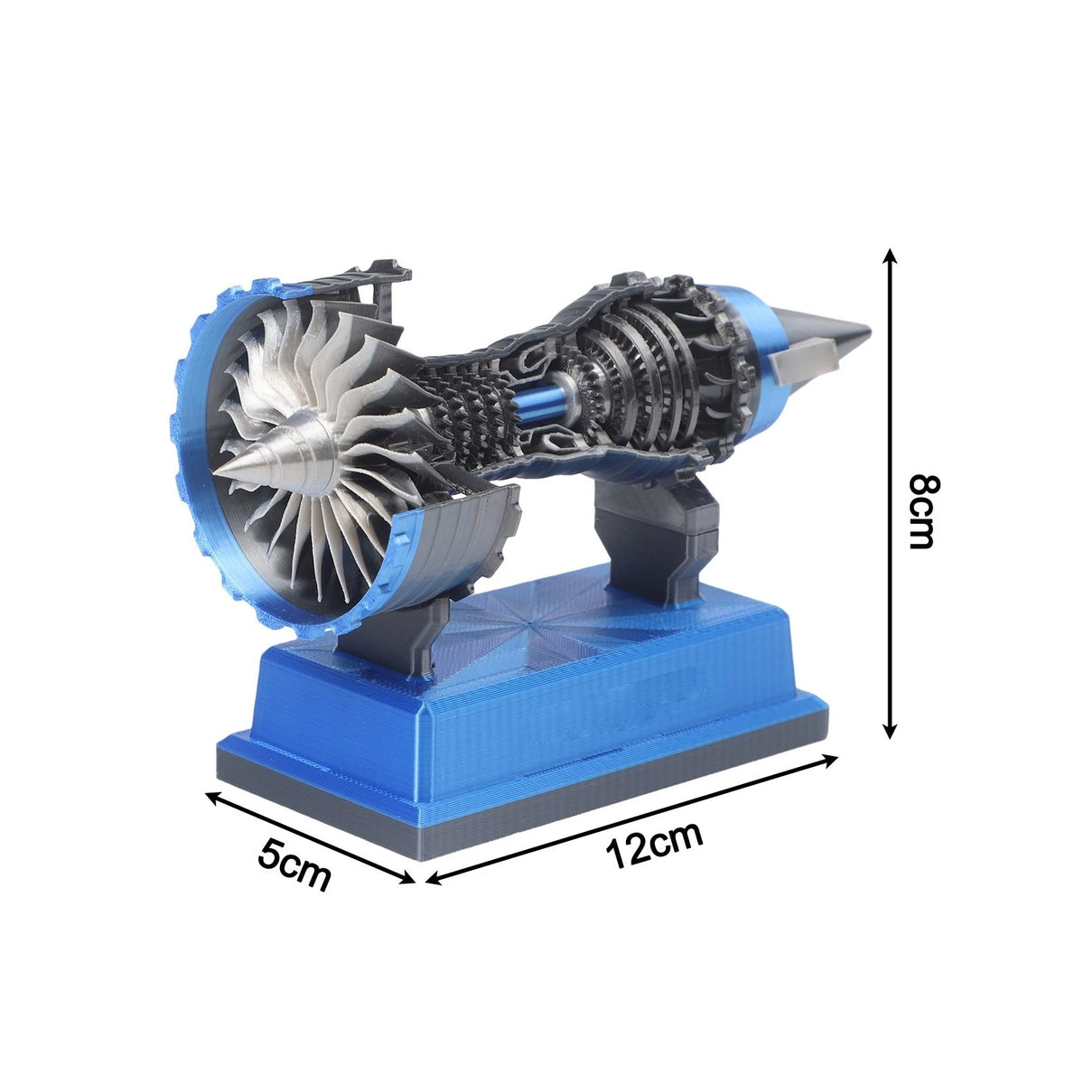 Portable TR900 Turbofan Engine Model with Easy Battery Replacement System