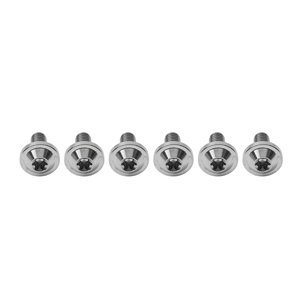 6X M5x20mm Titanium Alloy Torx Head Bolts for Motorcycle