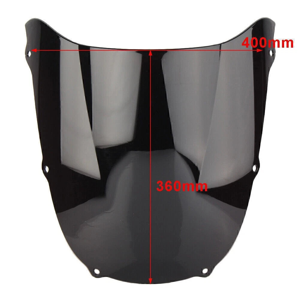 Front Windshield for Kawasaki ZX6R (1998–1999) Deep Iridium Screen