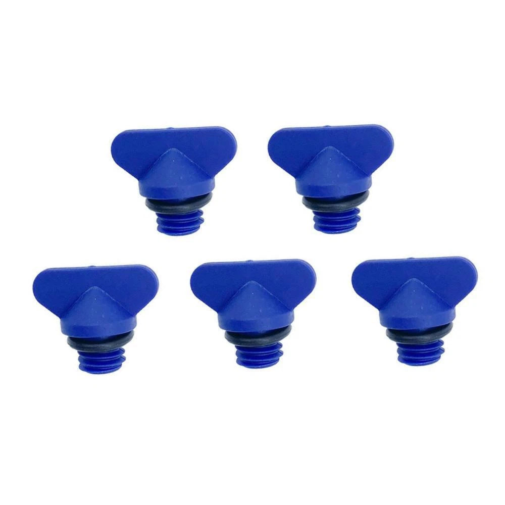 5 Pack Exhaust Manifold Water Drain Plug Screw Kit for Mercruiser (22-806608A02)