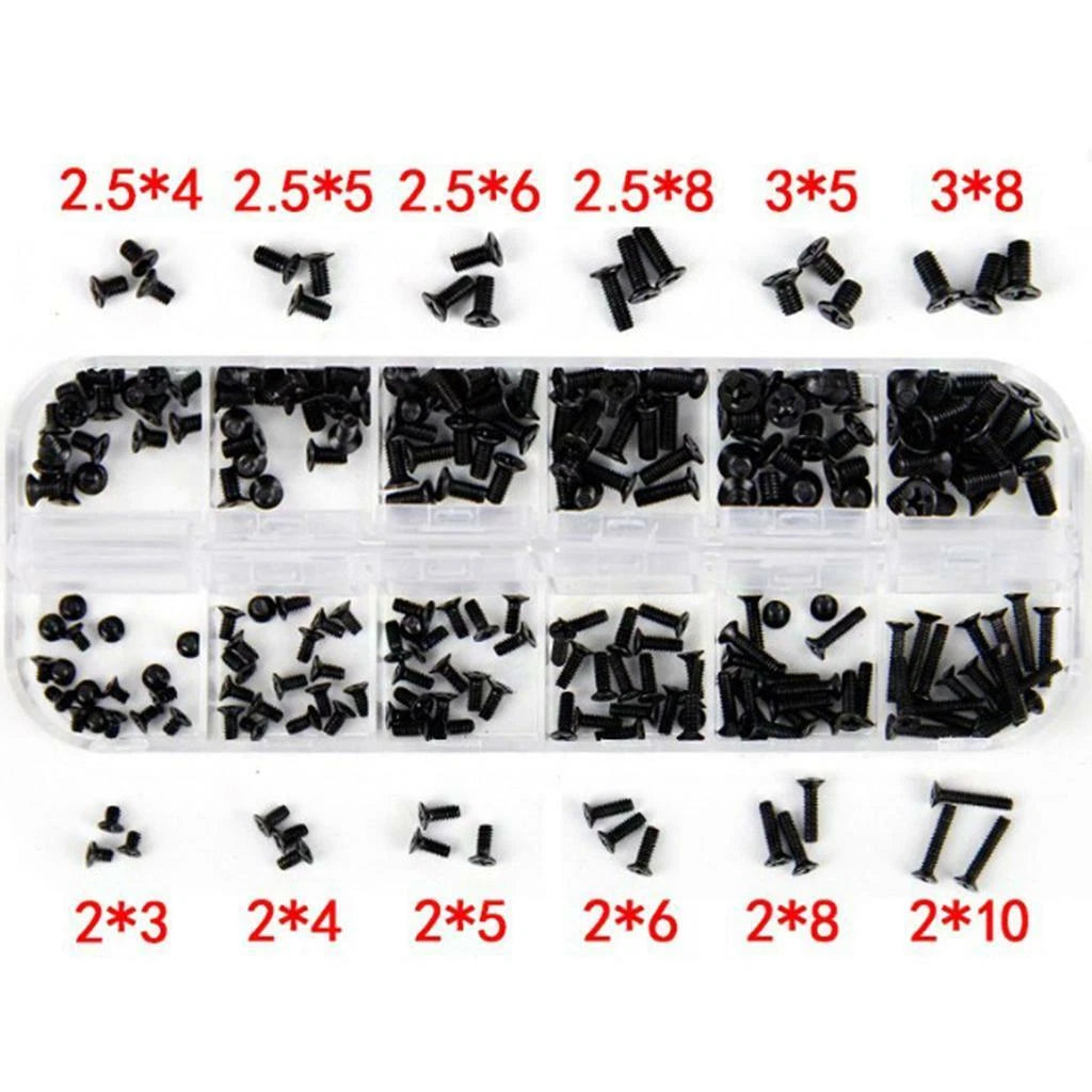 240PCS M2 M2.5 M3 Screws Kit for IBM HP Sony Motherboard (N/A)
