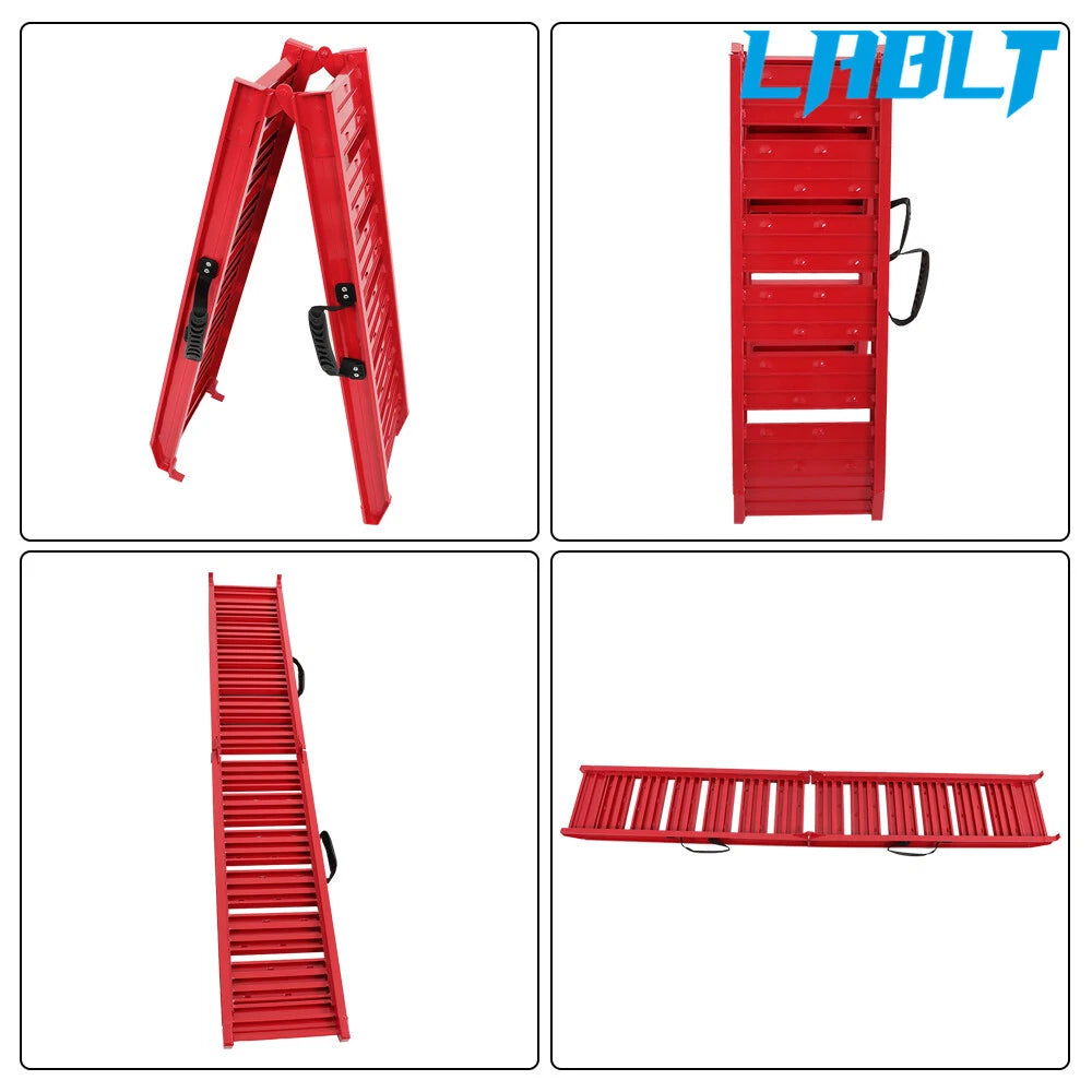 1 PC Foldable Loading Ramp for ATV Truck (72"×11.6", 550 lbs)