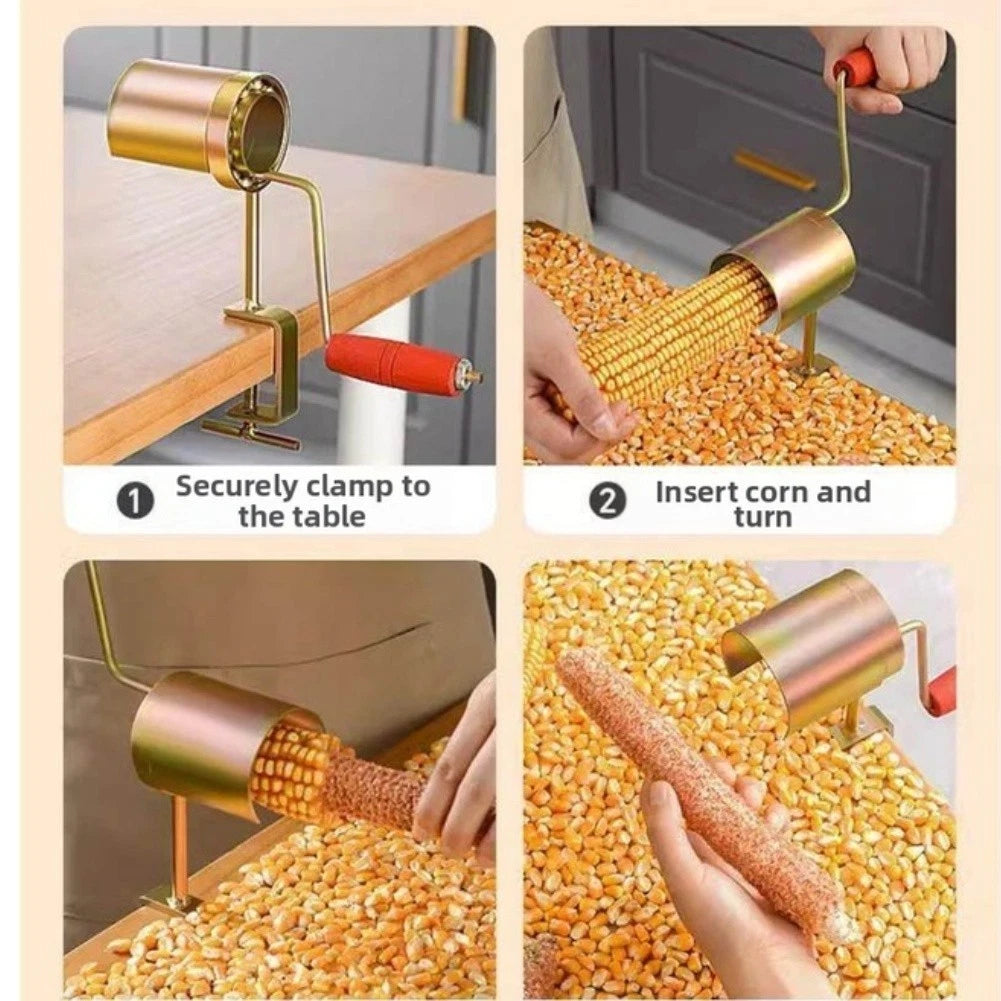 Manual Corn Kernel Stripper Sheller for Farm Use (22x21x10cm)
