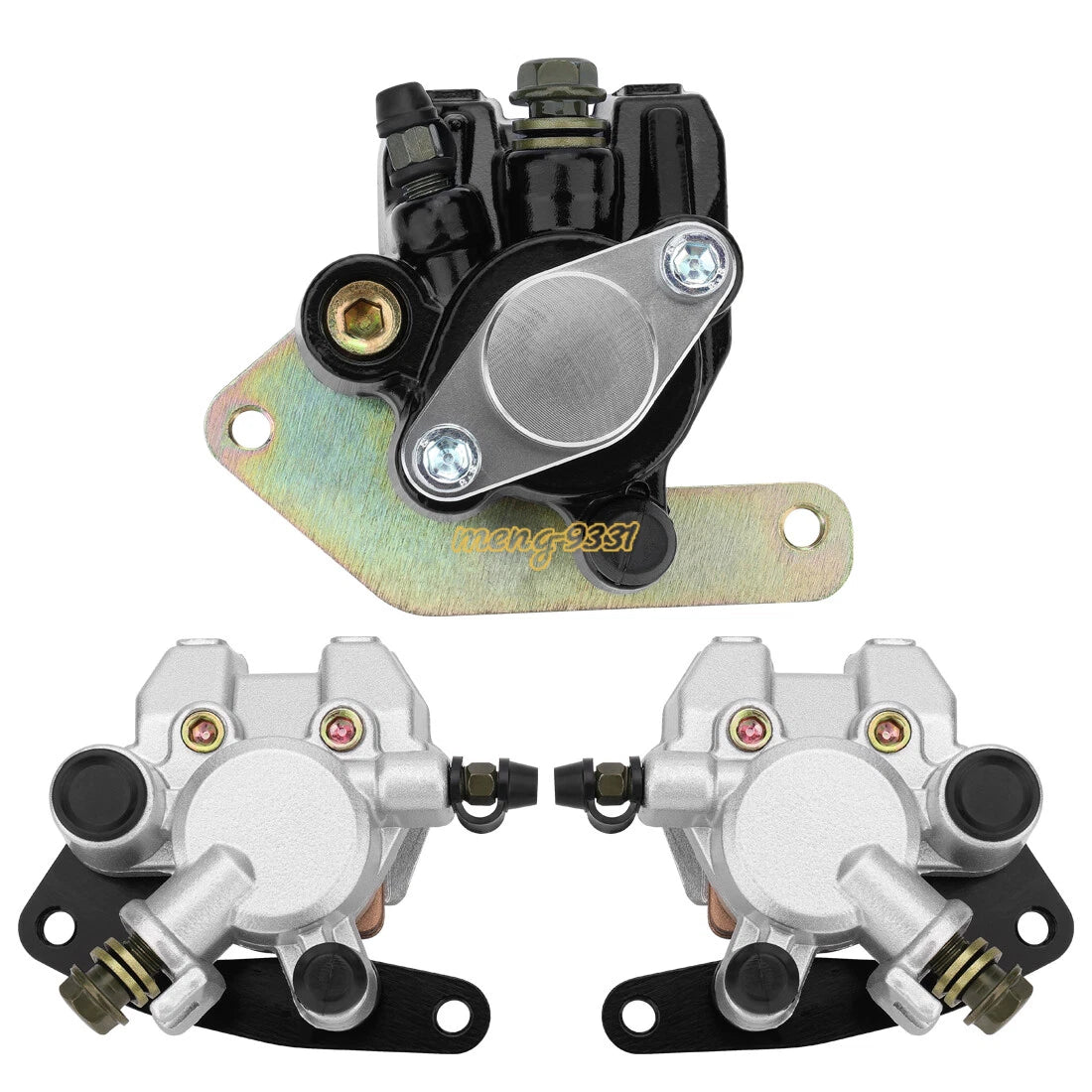 Front & Rear Brake Caliper with Pads for Yamaha Banshee 350 (1990–2006)