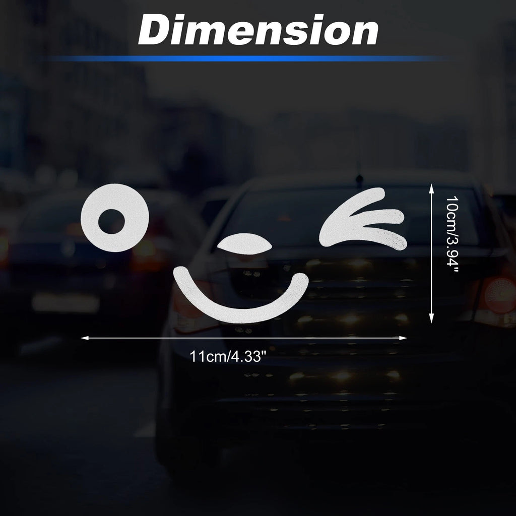 Reflective Bumper Decal for Vehicle Body (Universal)