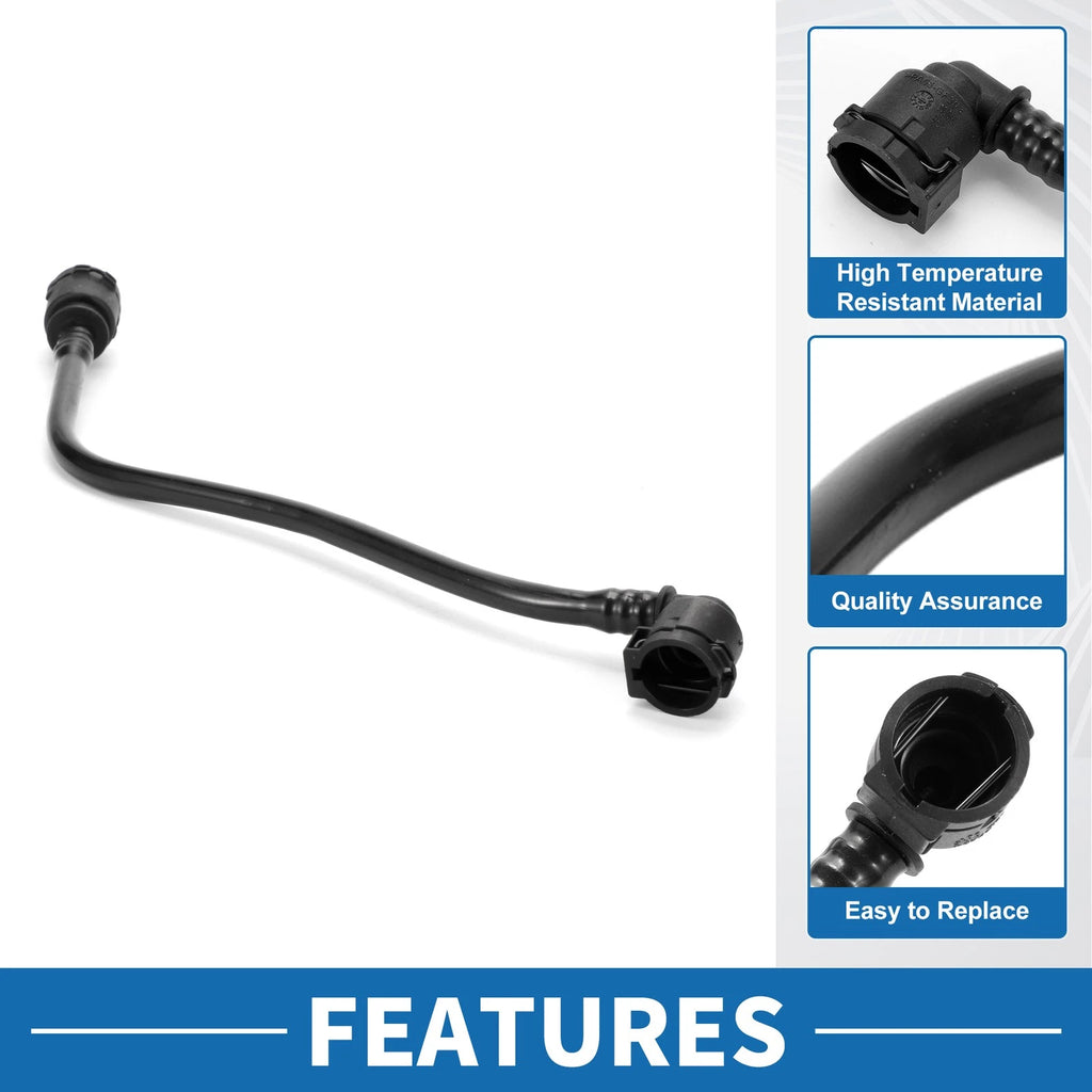 Radiator Hose Replacement for BMW 840i (2020–2023) Black Plastic