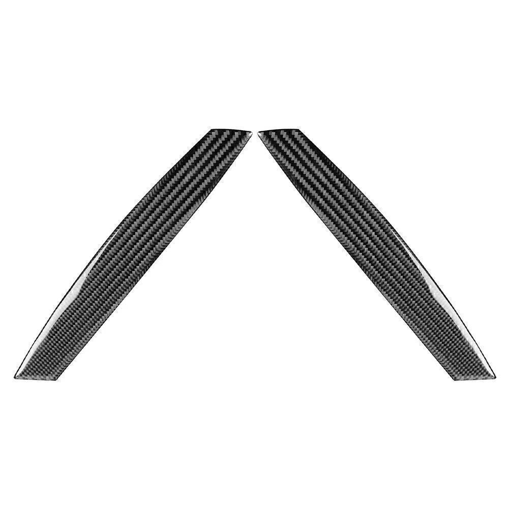 2X Interior Door Handle Strip Cover for BMW Z4 E85 (2003–2008) Carbon Fiber Black
