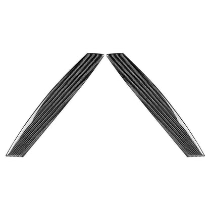 2X Interior Door Handle Strip Cover for BMW Z4 E85 (2003–2008) Carbon Fiber Black