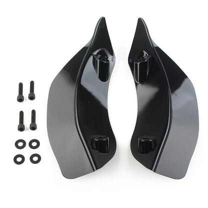 Upper Accents Air Wind Deflector for Harley Road Glide FLTRX (2015–2020) Black