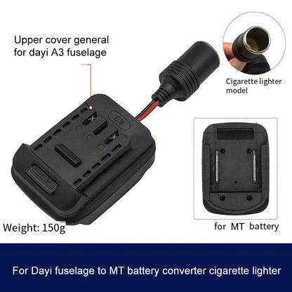 18V Li-ion Battery Adapter Converter with Igniter Port for Safe Power Supply