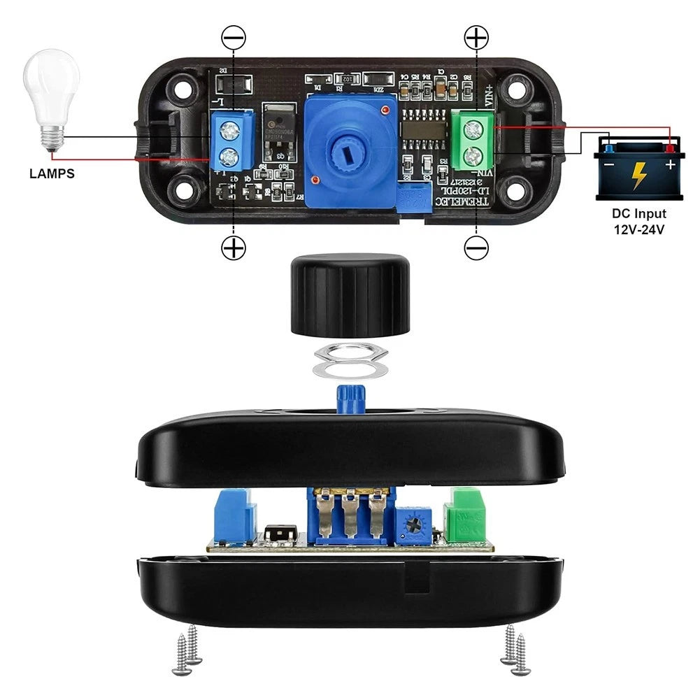 Dimmer Switch for Automotive Lighting (Universal Fit)