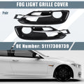 Fog Light Grille Cover Trim Pair Left Right for BMW F30 (2012–2019)