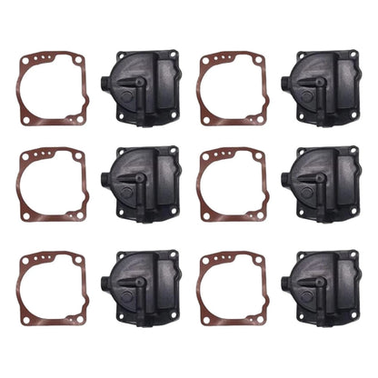 Set of 6 Carb Bowl Float Chamber Assy 433000 REPL for Johnson Evinrude (1994–Up)