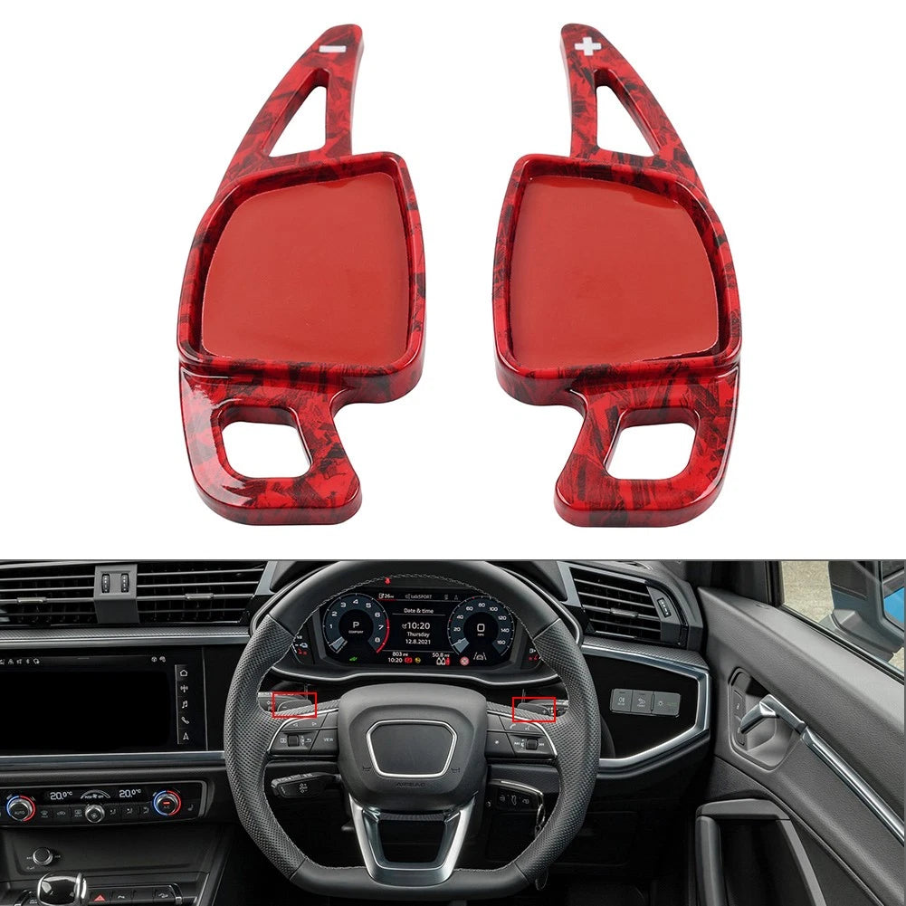 Steering Wheel Shifter Paddle Extensions for Audi A3 A4 A5 A6 A7 S4 S5 (2010–2020)