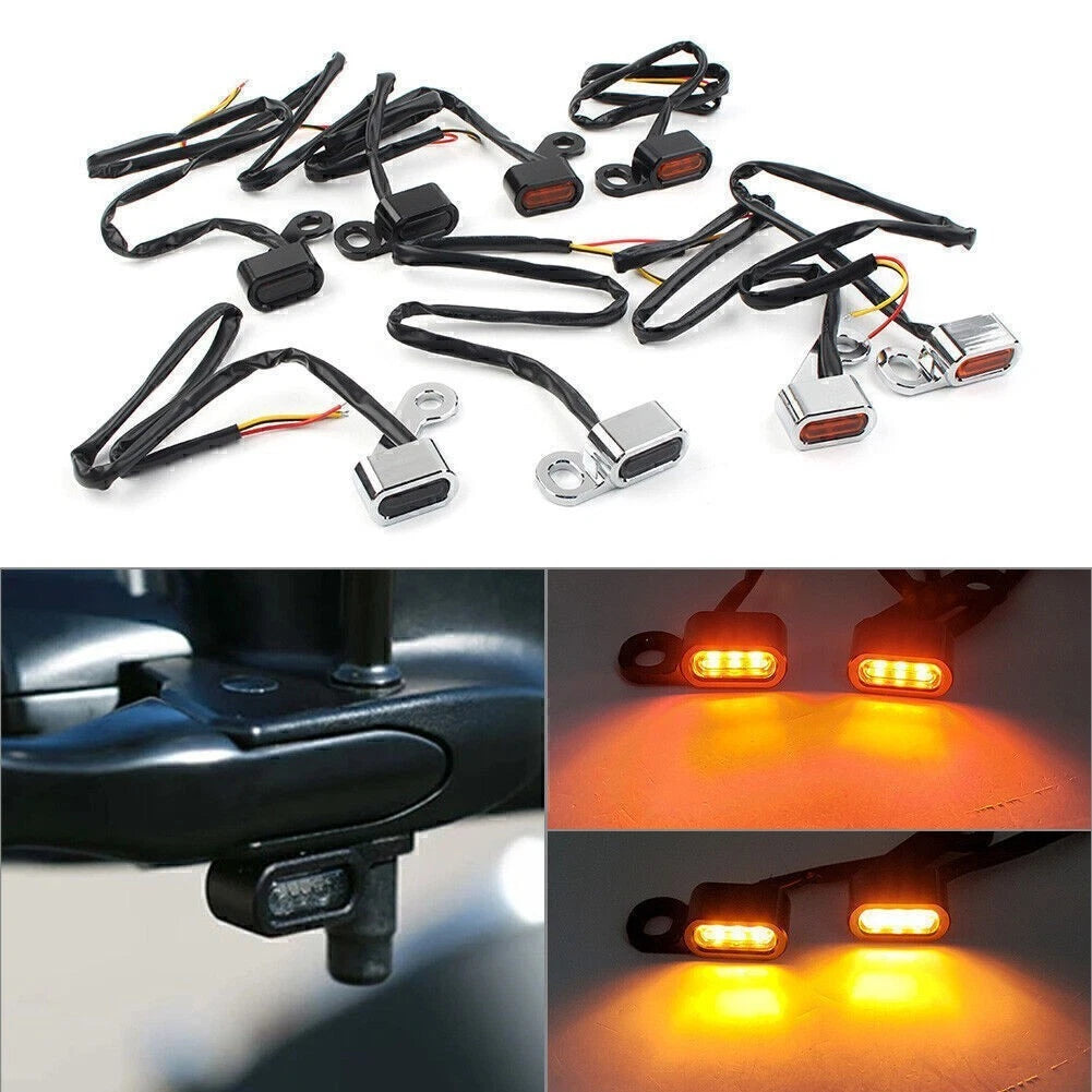 Amber LED Turn Signal Indicator Light for Harley Touring Electra Glide (2009–2017)