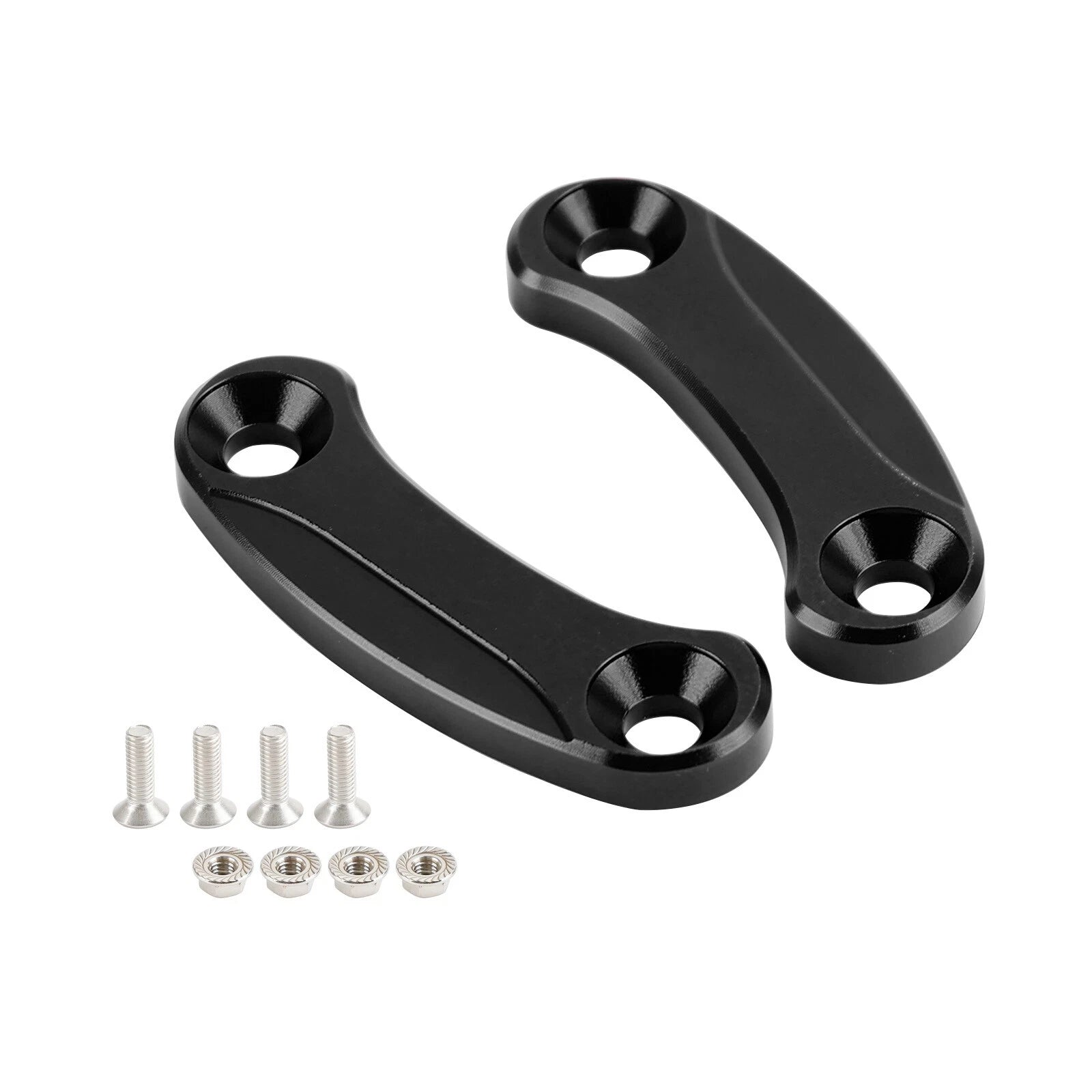 Aluminum Rear View Mirror Hole Caps for Kawasaki ZX10R (2016–2023)