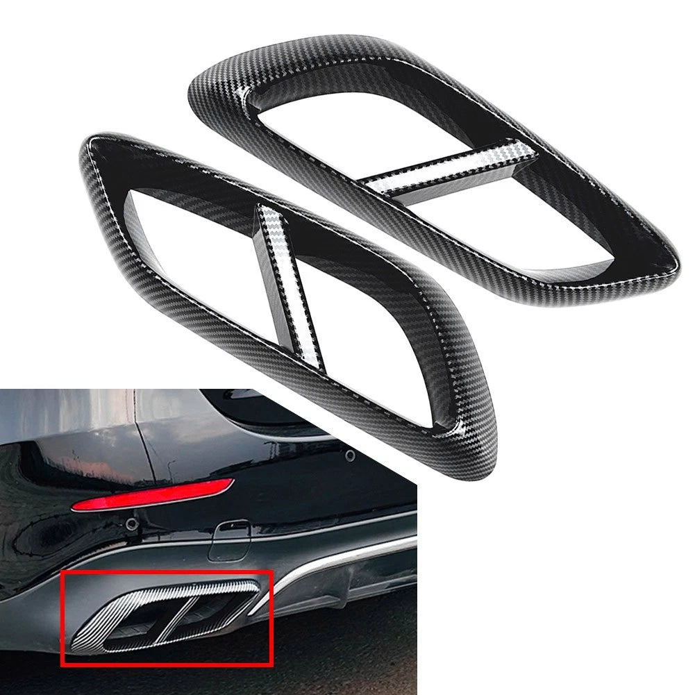 Rear Throat Exhaust Pipe Cover Trim for Mercedes Benz E Class (2024–2024)