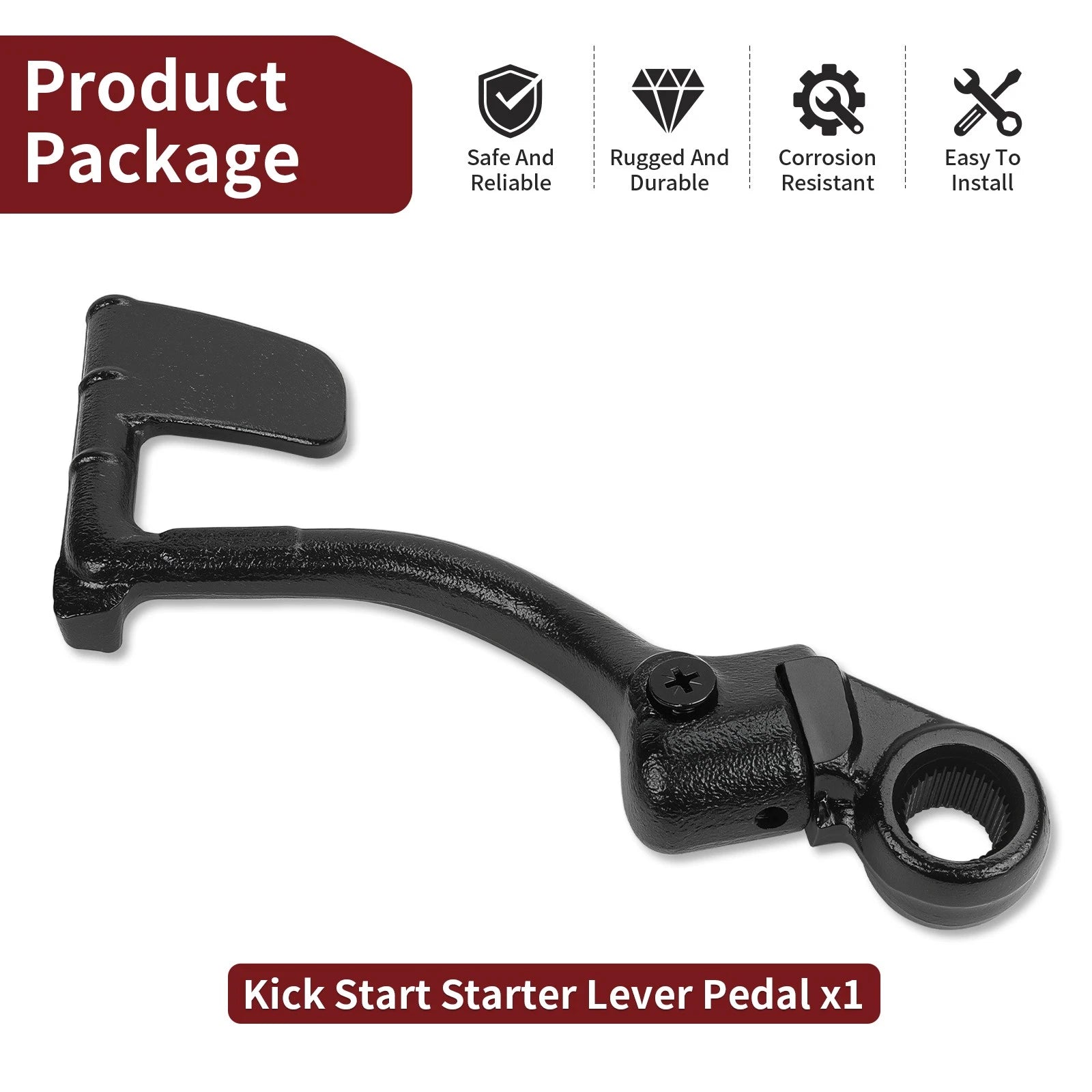 Kick Start Starter Lever Pedal for Yamaha Blaster (1988–2006) 2XJ-15620-10-00