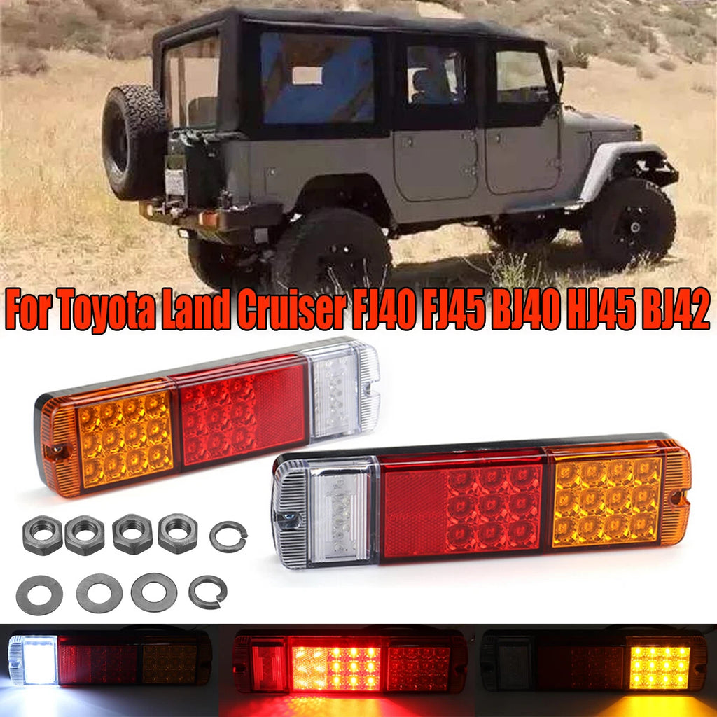 Pair Tail Lamps for Toyota Land Cruiser FJ40 FJ45 BJ40 HJ45 BJ42