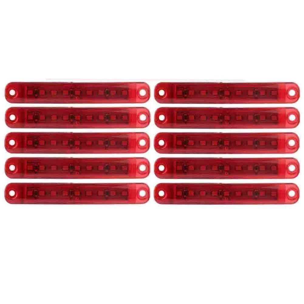 10X 9 LED Sealed Side Marker Clearance Light for Truck Trailer (Universal)