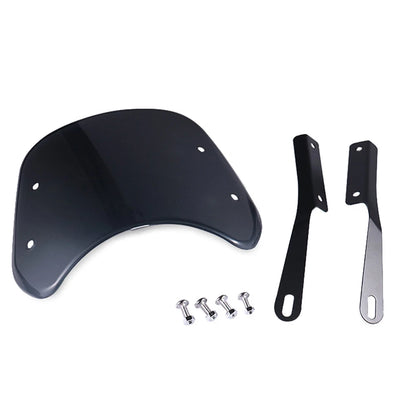 Universal Motorcycle Headlight Windshield for 5-7'' Round Headlamp