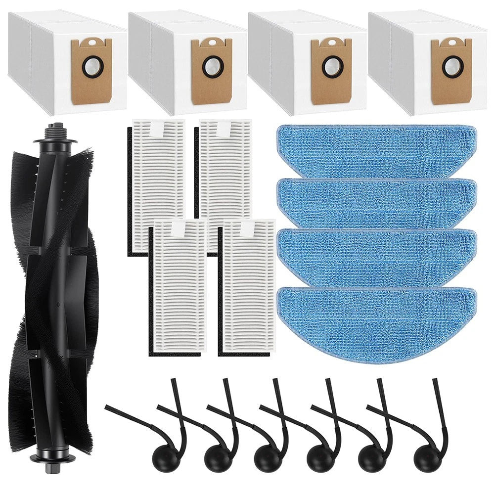 Replacement Side Brushes and Mop Pads for Tikom Medion