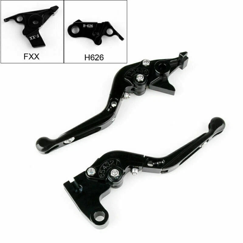 Adjustable Folding Brake Clutch Levers for Honda X-11 (1999–2002) Black T9
