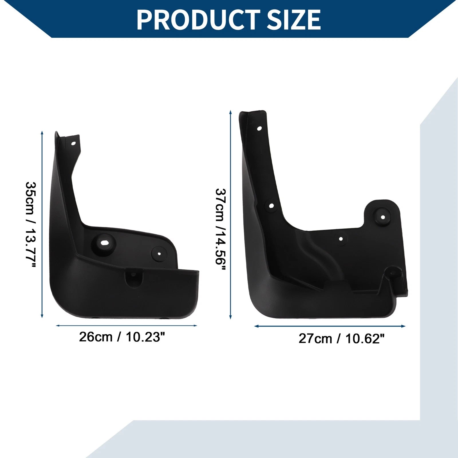 Mud Flaps Splash Guards 1 Set Mud Guards for BMW X4 (2014–2018)