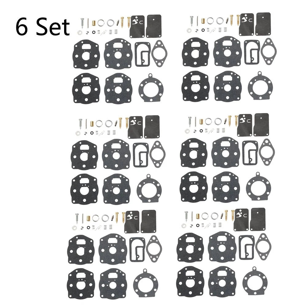 6X Carburetor Rebuild Kit for B&S 394502 694056 491539 402447 402451