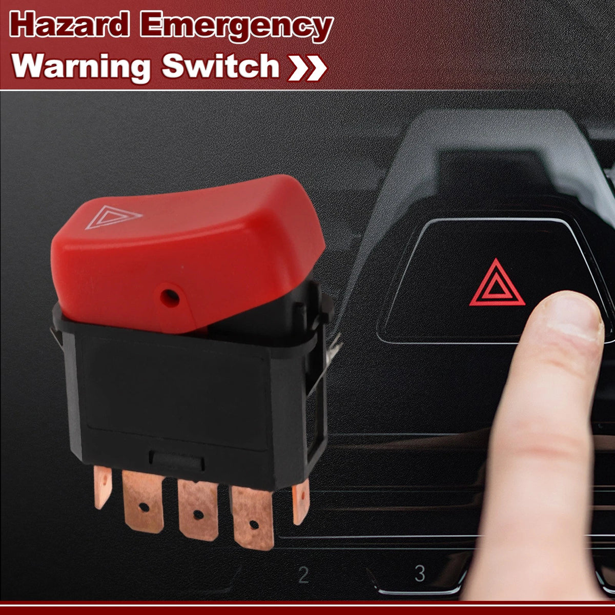 Hazard Warning Flasher Switch Replacement for Mercedes-Benz T2 206 D (1968–1977)