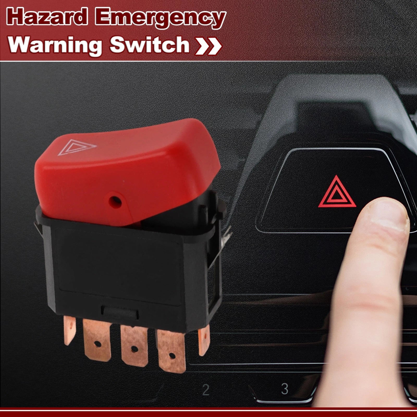 Hazard Warning Flasher Switch Replacement for Mercedes-Benz T2 206 D (1968–1977)