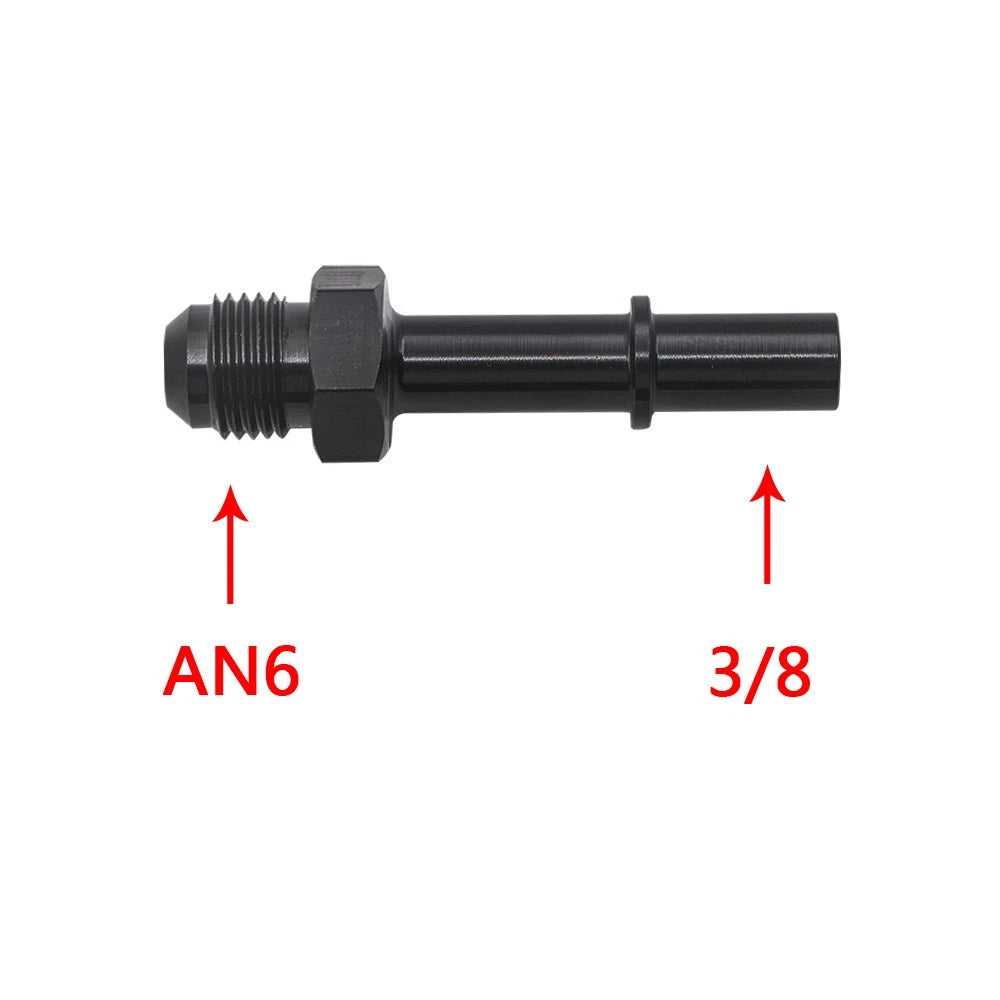 AN6/8 Fuel Adapter Fitting for LS LS1 LS3 (5/16" 3/8" Hose)