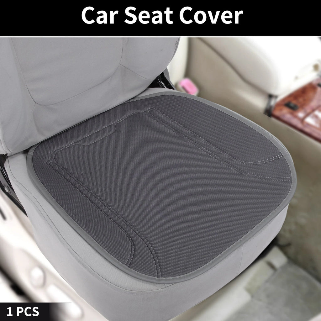Car Bottom Seat Pad Cover for Universal Fit (1 Pcs) Dark Gray Polyester