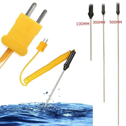K Type Thermocouple Probe for Automotive Applications (-50°C to 1200°C)