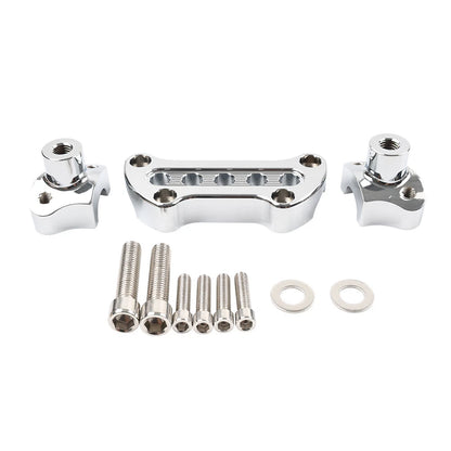 Handlebar Riser Top Chrome Mount for Harley Sportster Softail Dyna Road King