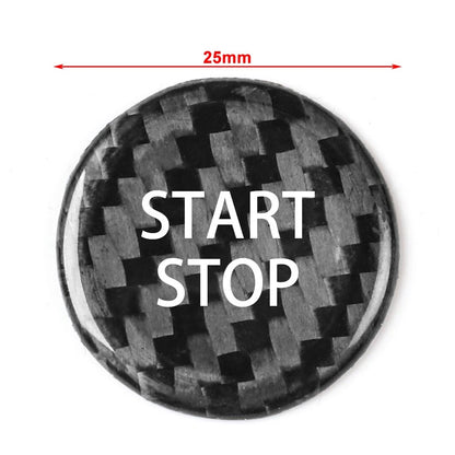 Carbon Fiber Engine Start-Stop Push Button Cover for Nissan GTR R35 (2008–2016)
