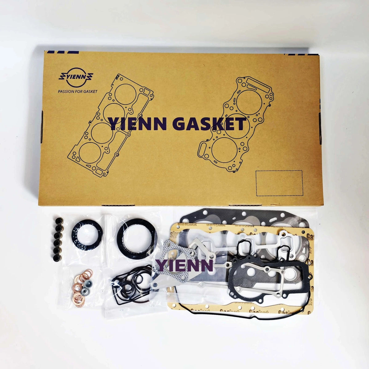 3YM30AE Full Overhaul Head Gasket Kit for Yanmar Marine Engine (N/A)